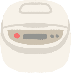 炊飯器のイラスト