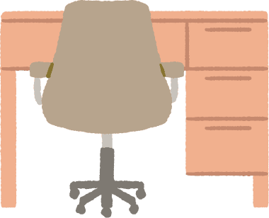 デスクのイラスト