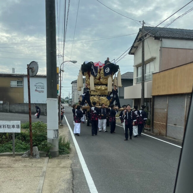 ちょうさ祭りの風景