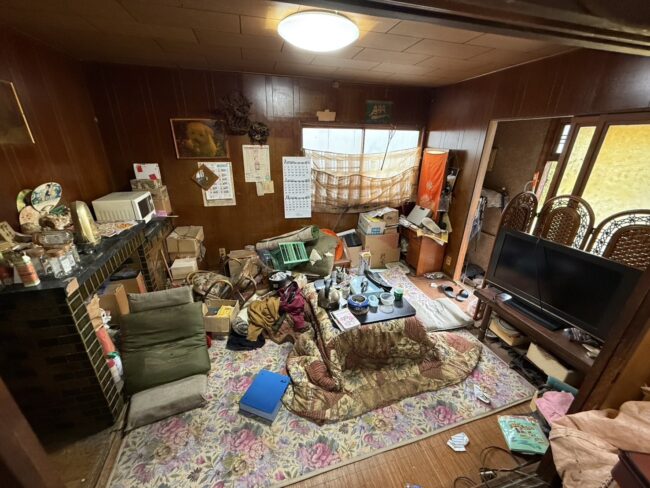 徳島県美馬市O様邸の遺品整理作業前
